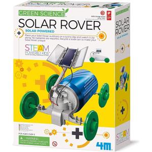 4M Green Science Solar Rover, DIY STEAM Powered Kids Science Kit, Boys & Girls Ages 5+