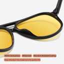 livho Trendy Polarized Aviator Sunglasses Women Men, Retro Sun Glasses for Women Men 2025, Oversized UV Protection Shades