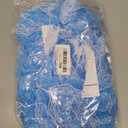 GORGECRAFT 10m Double Layer Pleated Organza Lace Edge Trim 5cm Wide Gathered Voile Mesh Chiffon Tulle Fabric Ruffles Lace Ribbon for Sewing Crafts Wedding Dress Party Accessories Decor Clothes Blue (Deep Sky Blue)