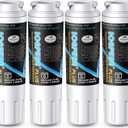 ICEPURE PLUS NSF/ANSI 53 Certified UKF8001 Refrigerator Water Filter Compatible with Maytag UKF8001, UKF8001AXX, UKF8001P, Whirlpool 4396395, 469006, EDR4RXD1, EveryDrop Filter 4, 4 Pack