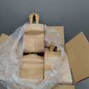 baxwel Paper Gift Bags Bulk of 5.9x3.15x8.25 210 Pcs, Brown Kraft Paper Bags with Handles for Small Business, Heavy Duty Bulk, for Birthday Party Favors, Shopping, Retail (1 Count (Pack of 1000))