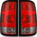 Tail Light Assembly Compatible with 2007-2013 GMC Sierra 1500 2500HD 3500HD Factory Style Pickup Truck Taillight Rear Brake Lamps OE Replacement, Driver Side