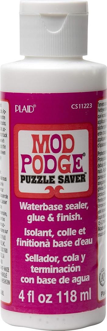 2 x Mod Podge Puzzle Saver (4-Ounce), CS11223, 4 oz, 4 Fl Oz , White