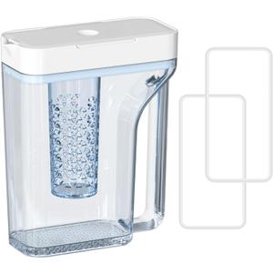 DA97-17395A Refrigerator Water Reservoir Pitcher Compatible with Samsung Fridge Water Pitcher for Fridge Door Replacement No Leak RF23M8570SR, RF23M8590SG, RF23M8090SR