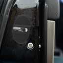 Cabilock Universal Car Door Lock Protective Cover Sleeve 4Pcs Shock Absorber Gaskets for Vehicle Door Lock Latch Guards