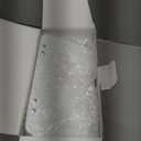 SUBEKYU Magnetic Lint Bin for Laundry Room, Wall Mounted Metal Lint Box Holder Trash Can with Lid for Dryer,Lint Basket for Laundry Room Organization,White