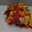 DearHouse 2 Pack Fall Garland Maple Leaf, 5.9Ft/Piece 7 Colors Hanging Vine Garland Artificial Autumn Foliage Garland Thanksgiving Decor for Home Wedding Fireplace Party Christmas (Brown)