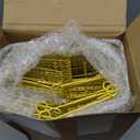 Qualirey 8 Pcs Humane Rat Trap Chipmunk Squirrel Cage Trap 4.33 x 4.33 x 9.06 Inches Foldable Rodent for Small Live Animal Voles Hamsters Catch and Release for Kitchen Yard Garage (Yellow)