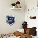 Coastal Decor Kids Nursery Playroom Banner Pennant Wall Art