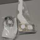 SAMODRA Bidet Attachment, Non-Electric Cold Water Bidet Toilet Seat Attachment with Pressure Controls, Retractable Self-Cleaning Dual Nozzles for Frontal & Rear Wash - Brushed Nickel