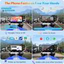 Carpuride W603 Motorcycle Carplay Screen, Wireless CarPlay & Android Auto for Moto, Remote Control6.3" Waterproof Touchscreen, BT Trans, GPS Navigation, Siri, G00gle Assistant