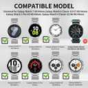 GOLDTOLUCK No Gap Stainless Steel Band Compatible with Samsung Galaxy Watch 8 7 6 5 4 Classic FE Pro Ultra 40mm 44mm 46mm 43mm 47mm 45mm 42mm Replacement Men Women Milanese Metal Elegant Casual