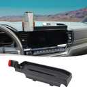 Voodonala for Chevy Silverado ZR2 Center Console Dash Storage Tray with Phone Holder Compatible with 2022-2025 Chevy Silverado ZR2 1500/ 2500HD/ 3500HD(Updated Screw Fixing)