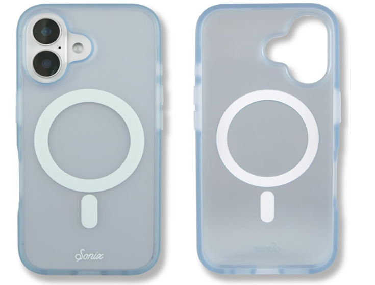 Sonix Case for iPhone 16 | Compatible with MagSafe | 10ft Drop Tested | Frosted Matte Light Blue