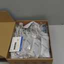 Ravinte 35 Pack 3" Drawer Pulls Flat Black Cabinet Cup Pulls Kitchen Hardware Cabinet Handles Drawer Handles Knobs 3 inch Hole Center