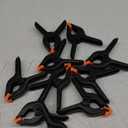 RELBRO Spring Clamps, 4.5 Inch Large Plastic Balloon Arch Clips, Heavy Duty, Black, 10 Pcs