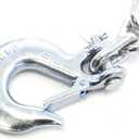 Red Hound Auto 3/8 Inches x 35 Inches Safety Chain for Towing with Slip Hook 17,000 LB Trailer Tow Pair