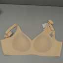 Gailife Smooth Wireless Bras for Women No Underwire Comfort Seamless Supportive Bra Raceback Push Up Bralettes Full Coverage (Large, Nude)
