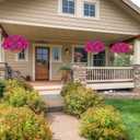 Artificial Hanging Flowers Plant with Basket for Outdoors, Fake Hanging Plants Silk Bougainvillea in Planter Look Real UV Resistant Faux Flower for Outside Porch Patio Garden Home Decor, Purple Hotpink