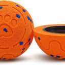 Interactive Dog Ball Replacement Shell (Orange)