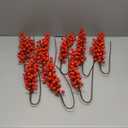 Palonu 8 Pcs 25 Inches Artificial Red Berry Stems Extra Long Red Berries Holly Berry Branch Fake Burgundy Berry Picks for Floral Arrangements Christmas Tree Holiday Home Dcor