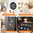 Magnetic Letters and Numbers for Kids - Colorful ABC Magnetic Letters for Grandkids Stocking Stuffers for Kids Preschool Learning Spelling