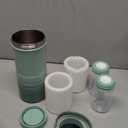 Momcozy 22oz Portable Breast Milk Cooler for Outdoor, Life Saver with 360 Total Cooling for 24 Hours, Larger Capacity Travel Breastmilk Chiller with 2pcs Baby Bottles for Breastmilk Storage, Green