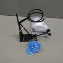 Tanstic 52Pcs Gravity Feed Gun Holder Stand with Silicone Funnel and Paint Strainers Kit, Gravity Feed Paint Spray Gun Holder Stand with Strainer Holder, Wall or Bench Mount