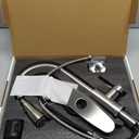 WEWE Single Handle High Arc Brushed Nickel Pull Out Kitchen Faucet,Single Level Stainless Steel Kitchen Sink Faucets with Pull Down Sprayer,Suitable for Laundry Rv Bar