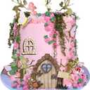 Fairy Cake Toppers Fairy Garden Theme Cake Topper Set For Birthday Baby Shower
