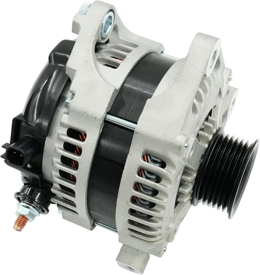 Alternator for Dodge Grand Caravan 2008-2010, for Chrysler Town & Country 2008-2010, Voyager 2008, for Jeep Wrangler 2007-2008, VW Routan 2009-2010 3.3L 3.8L, 160Amp CW 12V OE 7B0903015, 90-29-5700