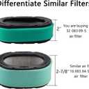 2 Pack 32 083 09 Air Filter Replacement for Kohler KT715 KT725 KT730 KT735 KT740 KT745 19HP-26HP Engine MTD Cub Cadet Lawn Mower 7000 Series