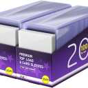 400 Card Sleeves Top Loaders for Cards, Toploaders Premium Baseball Card Sleeve Hard Plastic, 3" x 4" Trading Cards Holder, Sports Protectors(200 Toploaders + 200 Penny Sleeves)