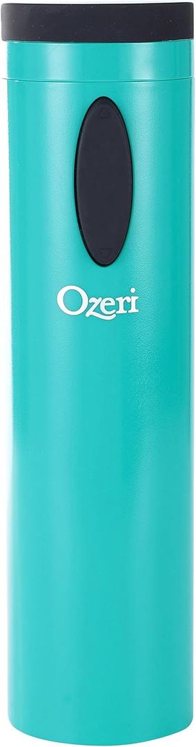 Ozeri Fascina Electric Wine Bottle Opener and Corkscrew (Teal Blue)
