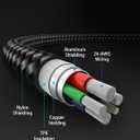 3 x 1.5ft Lightning Cable Short, [MFi Certified] 2 Pack 20W iPhone Charger Fast Charging for Car, 1.5 Foot Braided Apple Carplay Cord for iPhone 14 13 12 11 Pro Max Mini XR XS X 8 7 Plus SE, iPad, Airpods (Black Grey)