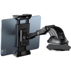 OHLPRO Tablet Holder for Car, 360 Rotatable iPad Car Mount, Dashboard Windshield Suction Cup for Truck SUV Car, Tablet Stand for All 5"-13" iPad Galaxy Tab Kindle Fire iPhone Switch