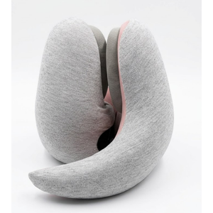 Neck Travel Pillows for Airplanes with Bluetooth Headphones, Memory Foam Neck Travel Pillow for Airplanes, Long Flight Travel Pillow for Plane, Office, Cars, Home, Sleeping & Rest (Gray)