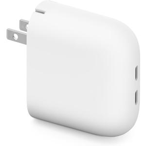 Google Pixel Flex Dual Port 67W USB-C Fast Charger - Fast-Charging Pixel Phone Charger - Compatible with Google Products and Other USB-C Devices