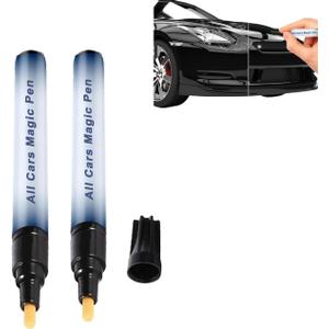 All Cars Magic Pen2Pcs,Magic Pen for Car Scratches,Magic Car Scratch Removal Pen,Quick and Effective,Remove Various Scratches