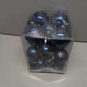 Senjie Night Blue Shatterproof Christmas Ornaments, 32pcs Set, Traditional Style, Plastic Material, Christmas & Wedding Occasion