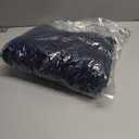 Yimobra Bathroom Rugs Non Slip Washable - Ultra Soft Absorbent Chenille Bath Mat, Quick Dry Shaggy Floor Carpet for Tub Shower, Navy Blue Home Decor Accessories, 24x17 Inch