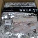 6x9 Area Rug Living Room Rugs - Washable Neutral Modern Abstract Soft Thin Large Rug Indoor Floor No Slip Rug Carpet for Bedroom Under Dining Table Home Office Decor - Brown Grey