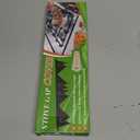 Stove Gap Covers Stainless Steel, 2 Pack Stove Gap Filler Easy Retractable Length 13.8" to 27.5", Width 0.79" ALMCALS Stove Gap Guards Range Trim Kit, Heat Resistant Guard Between Stove Top & Counter (Black)