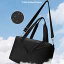 Ceneda Small Gym Bag for Women, 12 inch Mini Gym Bag with Wet Pocket, Lightweight Tote for Gym, Sport, Workout - Black