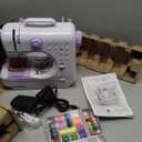 Sewing Machine for Beginners with 12 Built-in Stitches, Mini Sewing Machine with Foot Pedal, High-Low Speeds, Portable and Sewing Enthusiasts (505)