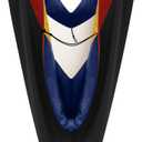 CLERKMANS Unisex Graduation Hood for Bachelors & Masters Degree -University Academic Hood (Scarlet/Darkblue/Gold)