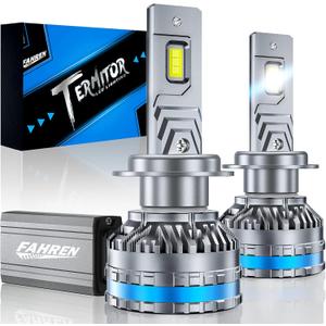 FAHREN Upgraded H7 Fog Bulbs, 120W 70000LM H7 tire lights, Plug and Play, Pack of 2