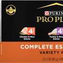 Purina Pro Plan Gravy, High Protein Wet Cat Food Variety Pack, Complete Essentials Chicken and Turkey Favorites - (2 Packs of 12) 3 oz. Cans