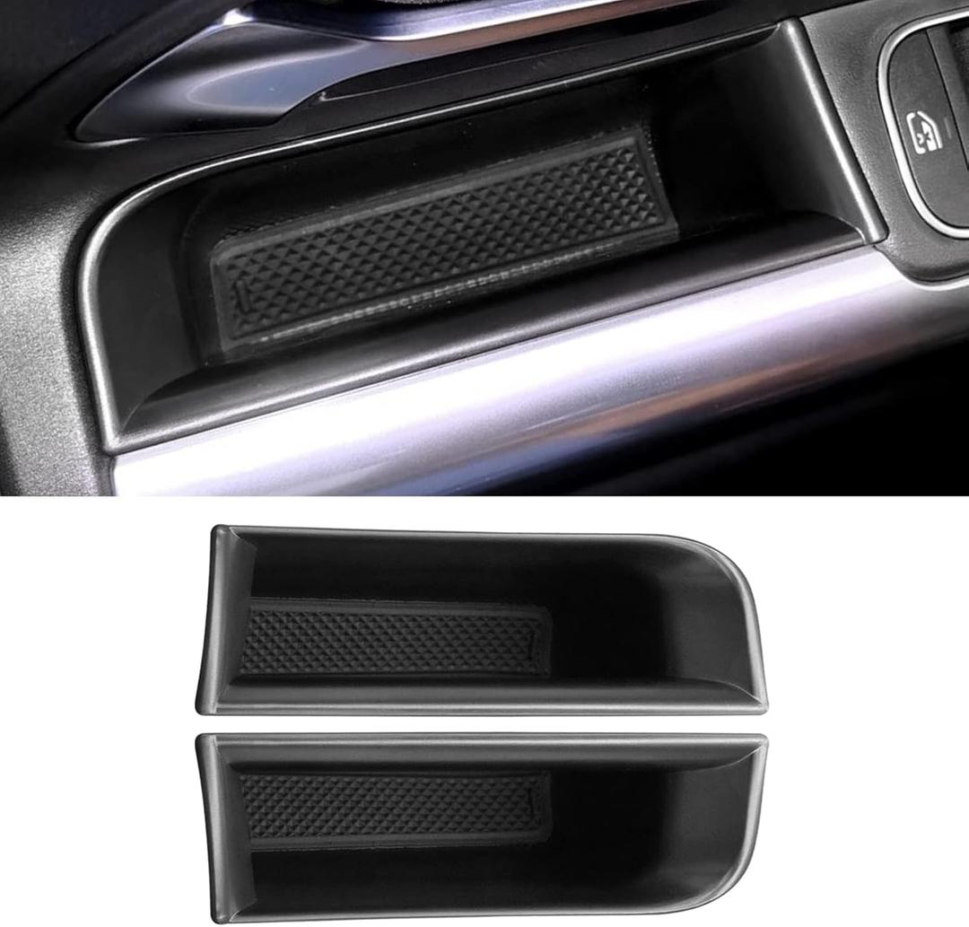 TTCR-II Door Organizer Tray Compatible with 2020-2025 Mercedes Benz GLB X247, 2 Pcs Door Handle Pocket Storage Box Insert for GLB 250 2020 2021 2022 2023 2024 2025