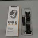 Metal Band Compatible with Samsung Galaxy Watch 8 40mm/44mm/Classic 46mm 2025,No Gap Business Stainless Steel Strap for Galaxy Watch8 Men Women,NOT for Other Models(Black)